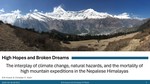 High Hopes and Broken Dreams – The interplay of climate change, natural hazards, and the mortality of high mountain expeditions in the Nepal Himalayas